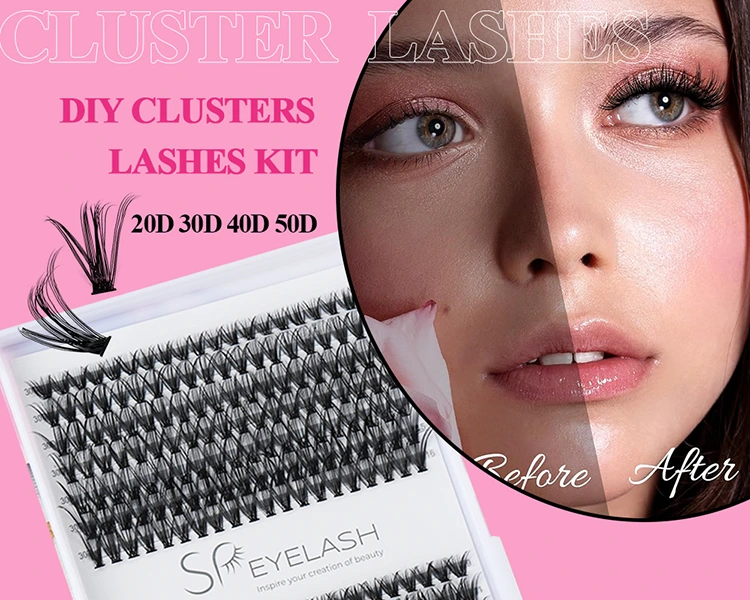 10D-100D Cluster Lashes ent-tips, laten we samen leren!