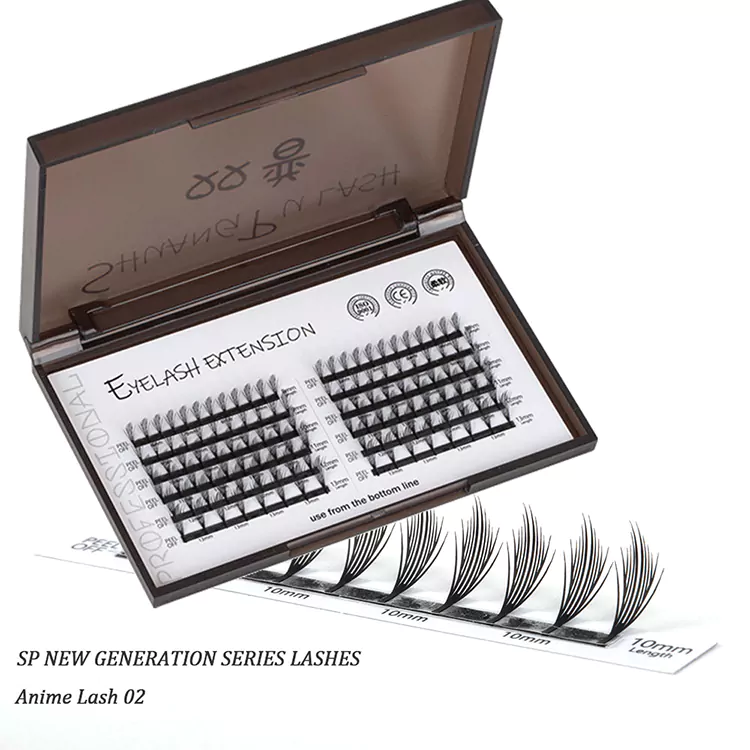 Gevederde wimpersclusters
