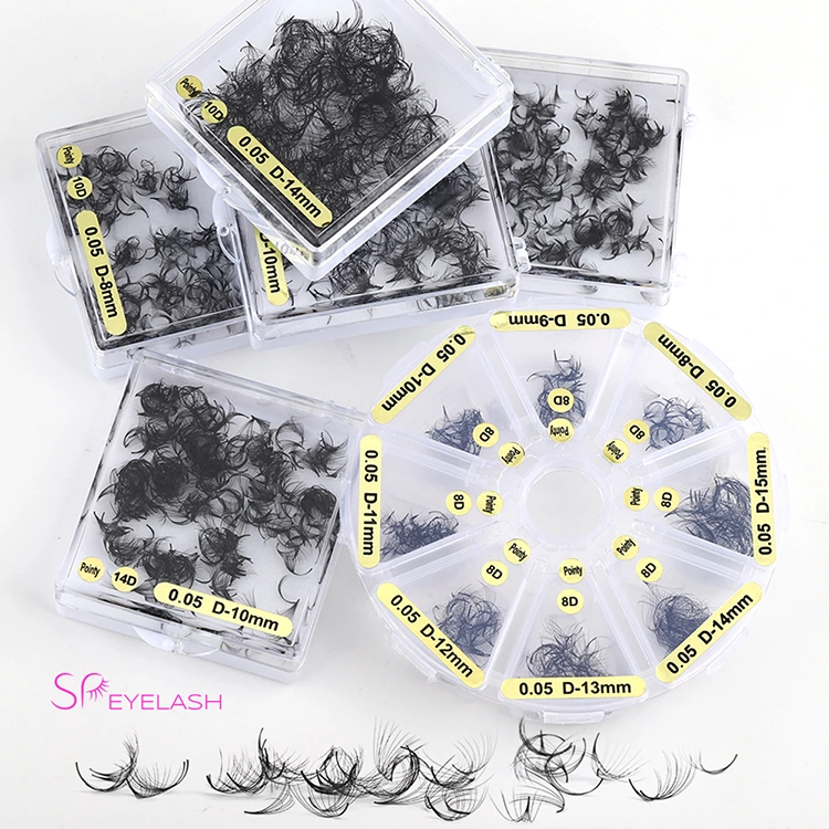 Loose volume promade fans