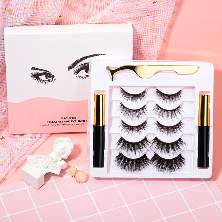 Magnetische eyeliner met wimperset